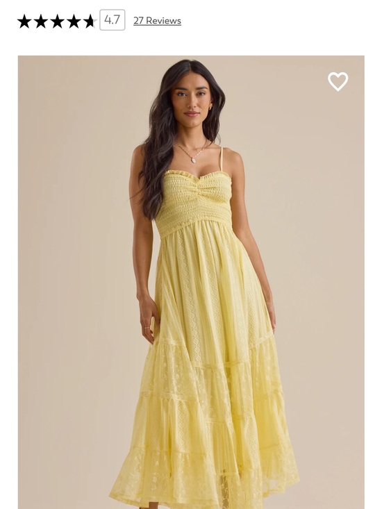 Altar’d State Tami Lace Tiered Maxi Dress